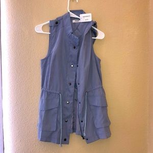 Vest with String Waistline